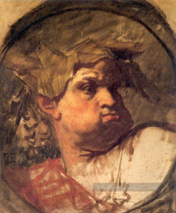 Tête d’un roi épopée figure peintre Thomas Couture Peintures à l'huile